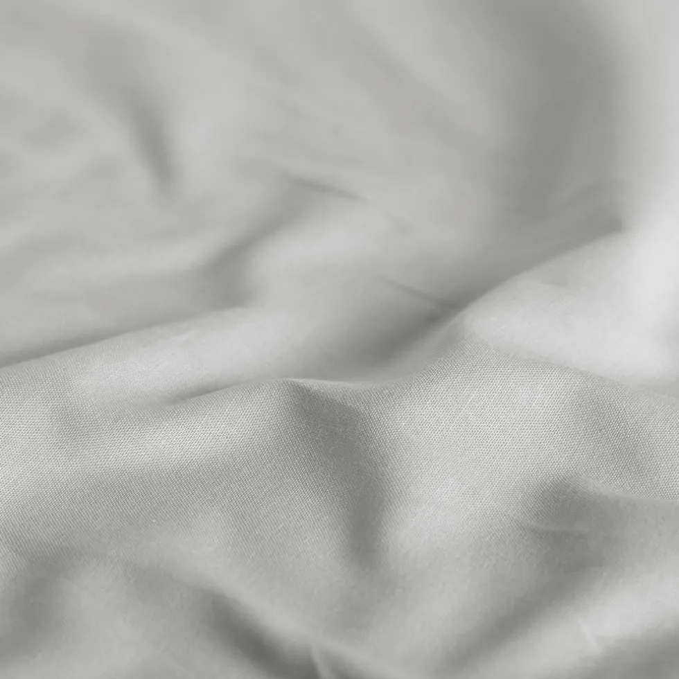 Cinderella Topper Hoeslaken Basic Katoen - light grey 180x220cm