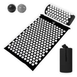 Confibel Acupressure Mat en Kussen Spijkermat + Kussen set + Triggerpoint bal