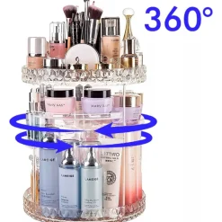 Confibel Make-up Organizer Roteerbaar 360 graden Verstelbare Lades