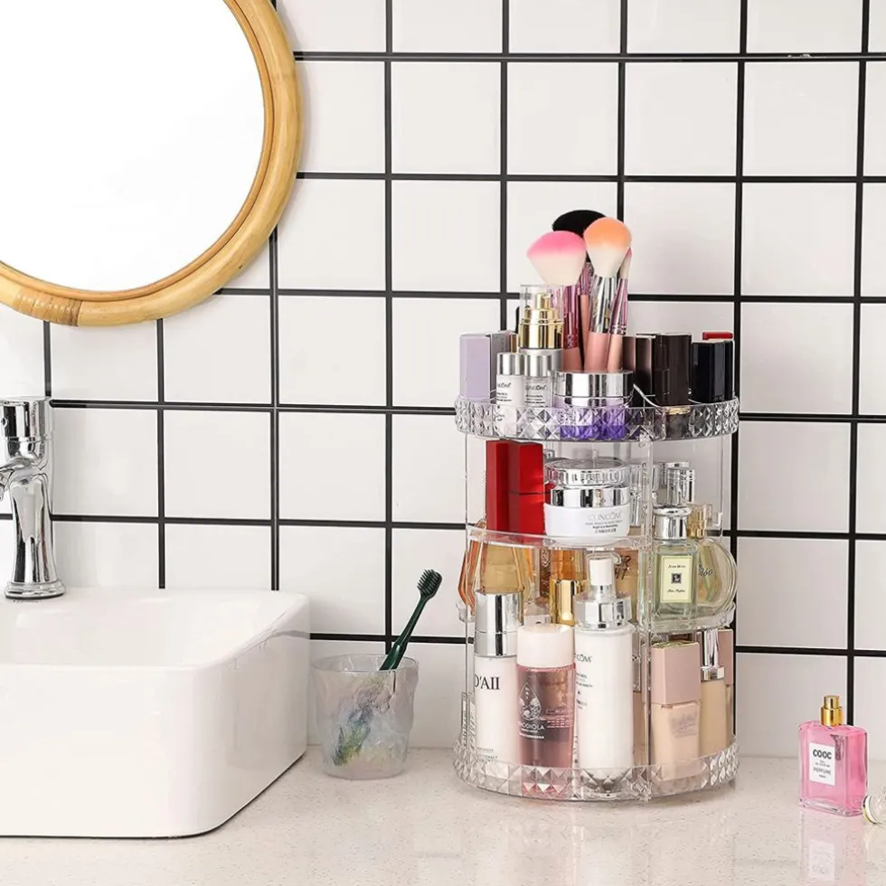 Confibel Make-up Organizer Roteerbaar 360 graden Verstelbare Lades