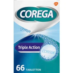 Corega Triple Action Dagelijkse Reiniger Tabletten