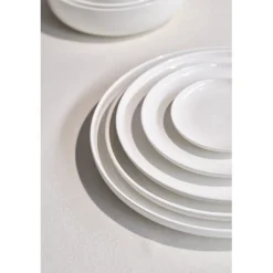 Cosy & Trendy 4 Stuks Moon White Ontbijt- en Dessertbord