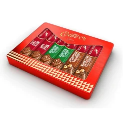 Côte d'Or deluxe geschenkdoos - mix van 6 chocoladerepen melkchocolade met melkvulling en hazelnoten