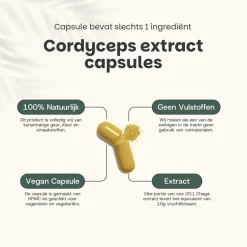 Cupplement Cordyceps Extract Capsules 400 mg