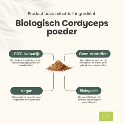 Cupplement Cordyceps Poeder Biologisch
