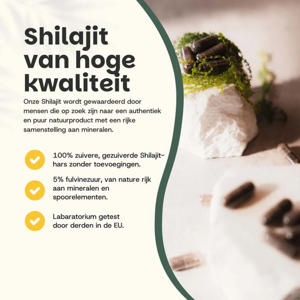 Cupplement Shilajit Extract (5%) Capsules 500 mg