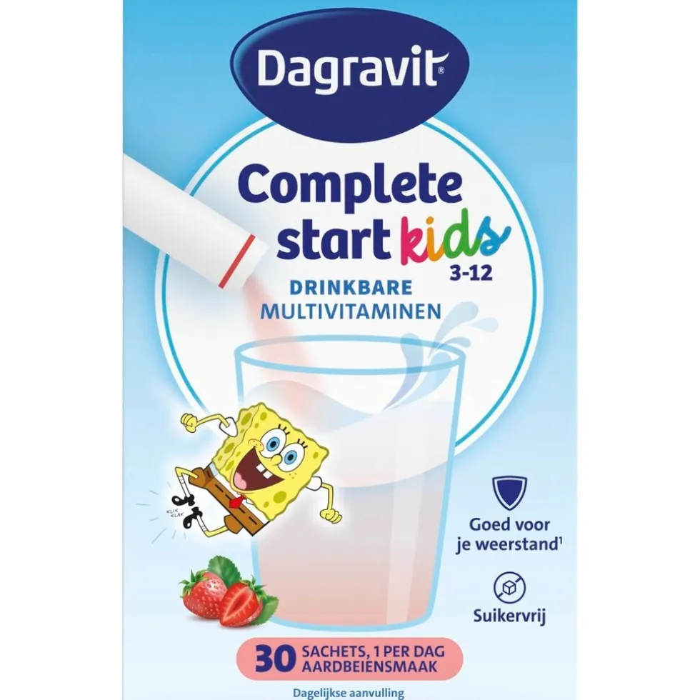 Dagravit Complete Start Kids 3-12 Drinkbare Multivitaminen Sachets