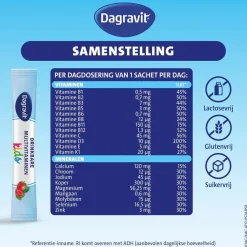 Dagravit Complete Start Kids 3-12 Drinkbare Multivitaminen Sachets