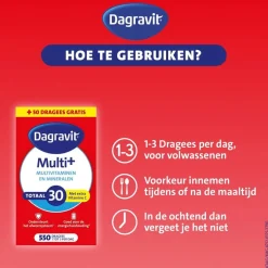 Dagravit Totaal 30 Multivitaminen en Mineralen Dragees
