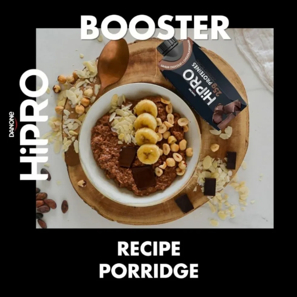 DANONE HiPRO Chocolade Proteïneshake Voordeelverpakking 16 x 330ml