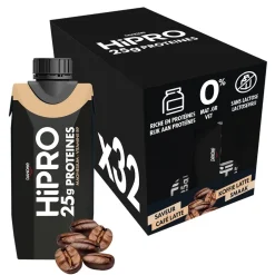 DANONE HiPRO Koffie Proteïneshake Voordeelverpakking 32 x 330ml