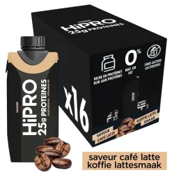 DANONE HiPRO Koffie Proteïneshake Voordeelverpakking 16 x 330ml