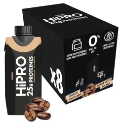 DANONE HiPRO Koffie Proteïneshake Voordeelverpakking 8 x 330ml