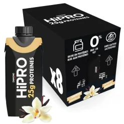 DANONE HiPRO Vanille Proteïneshake Voordeelverpakking 8 x 330ml
