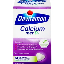 Davitamon Calcium met Vitamine D3 Pepermunt Kauwtabletten