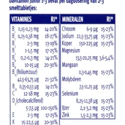 Davitamon Junior 1-3 Aardbei Smelttabletten