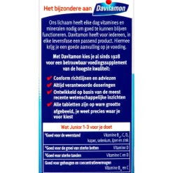 Davitamon Junior 1-3 Aardbei Smelttabletten