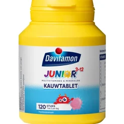 Davitamon Junior 3+ Framboos Kauwtabletten