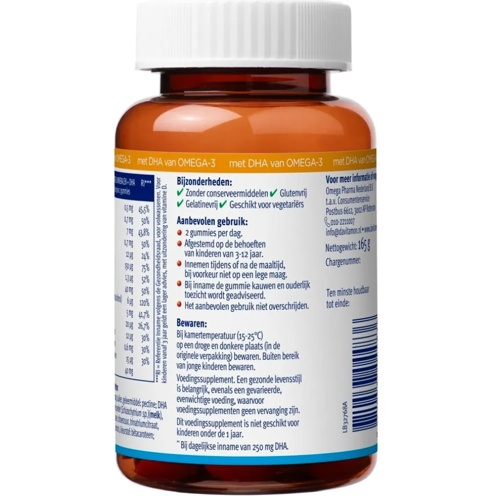 Davitamon Junior 3-12 Jaar Brain Gummies