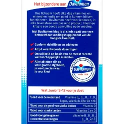 Davitamon Junior 3+ Multifruit Kauwtabletten