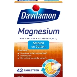 Davitamon Magnesium voor Spieren en Botten Tabletten