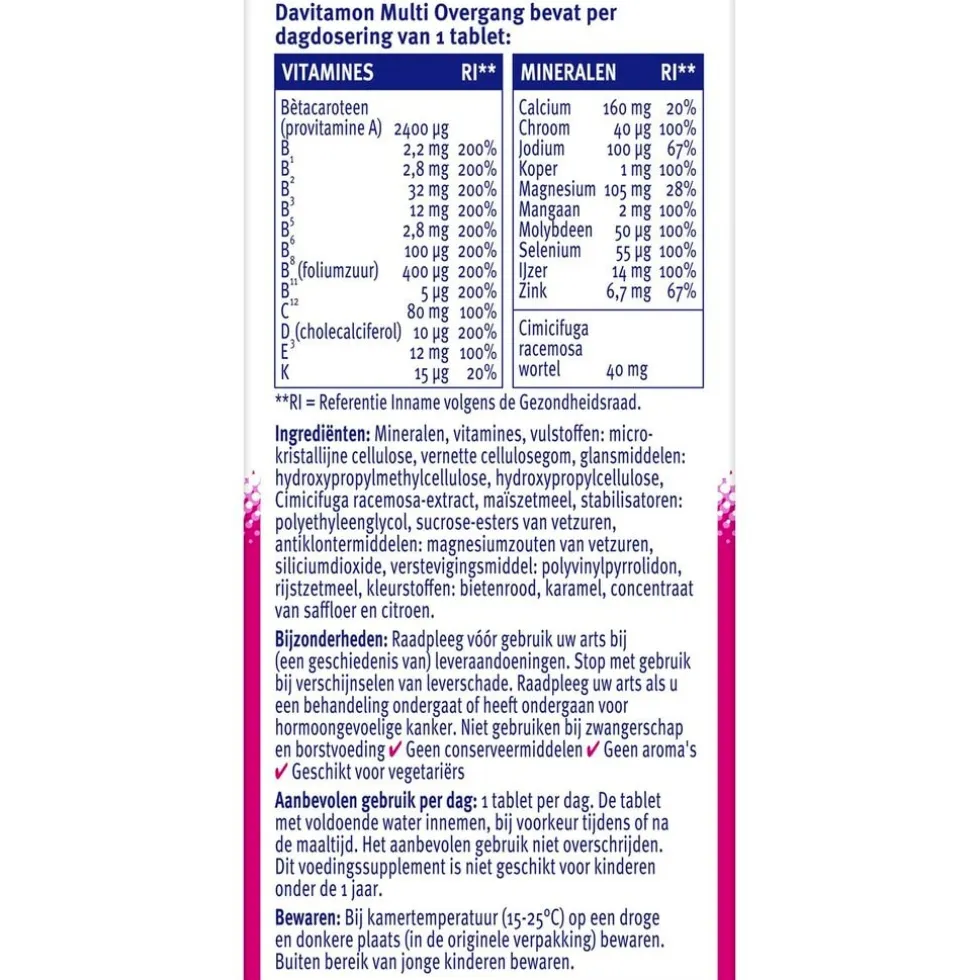 Davitamon Multi Overgang All-in-1 Multi Tabletten