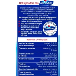 Davitamon Tiener 12+ Multivitamines & Mineralen Aardbei Kauwtabletten