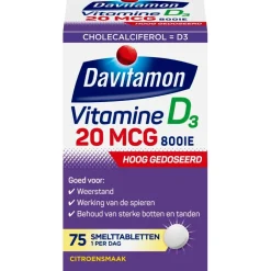 Davitamon Vitamine D Volwassenen Smelttabletten