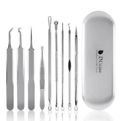 Dermarolling 9-Delige Comedonenelepel Set Compleet