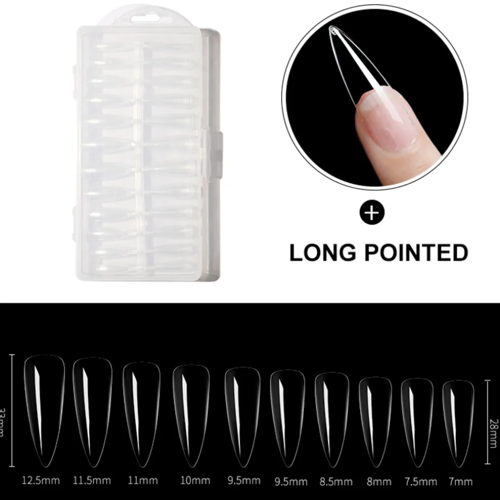 Dermarolling Nageltips Long Pointed