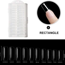 Dermarolling Nageltips Rectangle