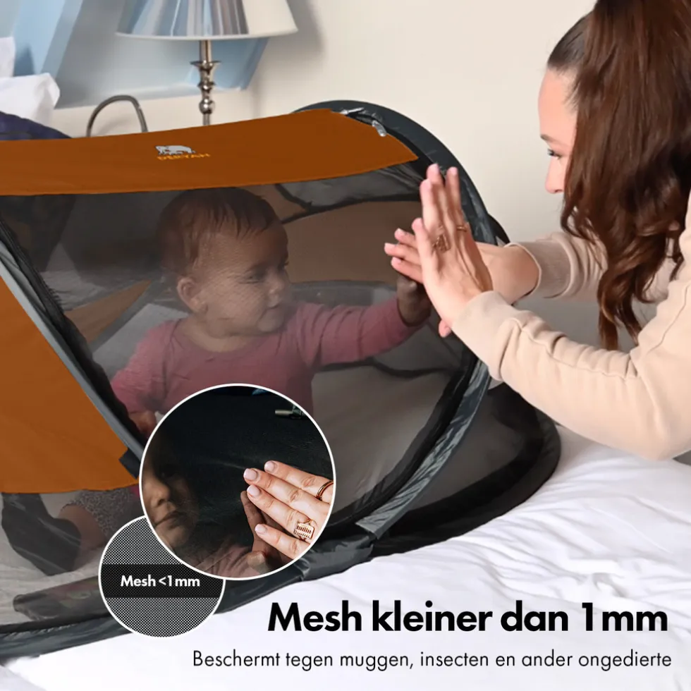 Deryan Baby Luxe Campingbedje met Zelfopblaasbare Matras