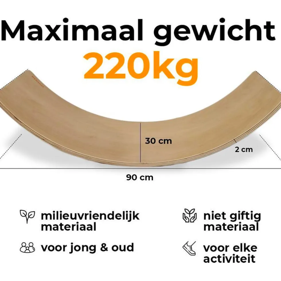 Deryan Balance Board XL + Vilt