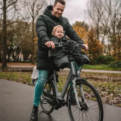 Deryan Bike-a-way Jepp/Mini Fiets Regenhoes Warme Jas En Windbreaker + regenponcho