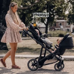 Deryan Evy V2 Uitbreidbare Duo Kinderwagen
