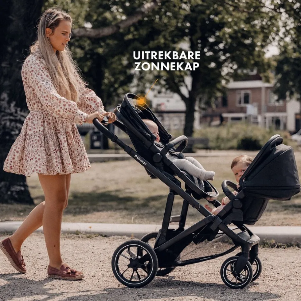 Deryan Evy V2 Uitbreidbare Duo Kinderwagen