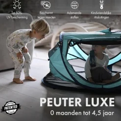 Deryan Peuter Luxe Campingbedje met Zelfopblaasbare Matras