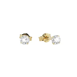 Di Lusso 14K Gouden Oorstekers – 0.25 ct Lab Grown Diamant