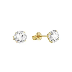 Di Lusso 14K Gouden Oorstekers – 0.90 ct Lab Grown Diamant