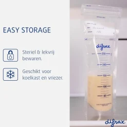 Difrax Moedermelk bewaarzakjes - 80 stuks