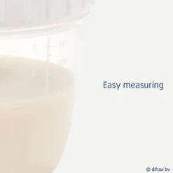 Difrax Moedermelk en babyvoeding bewaarbakjes - 12 stuks