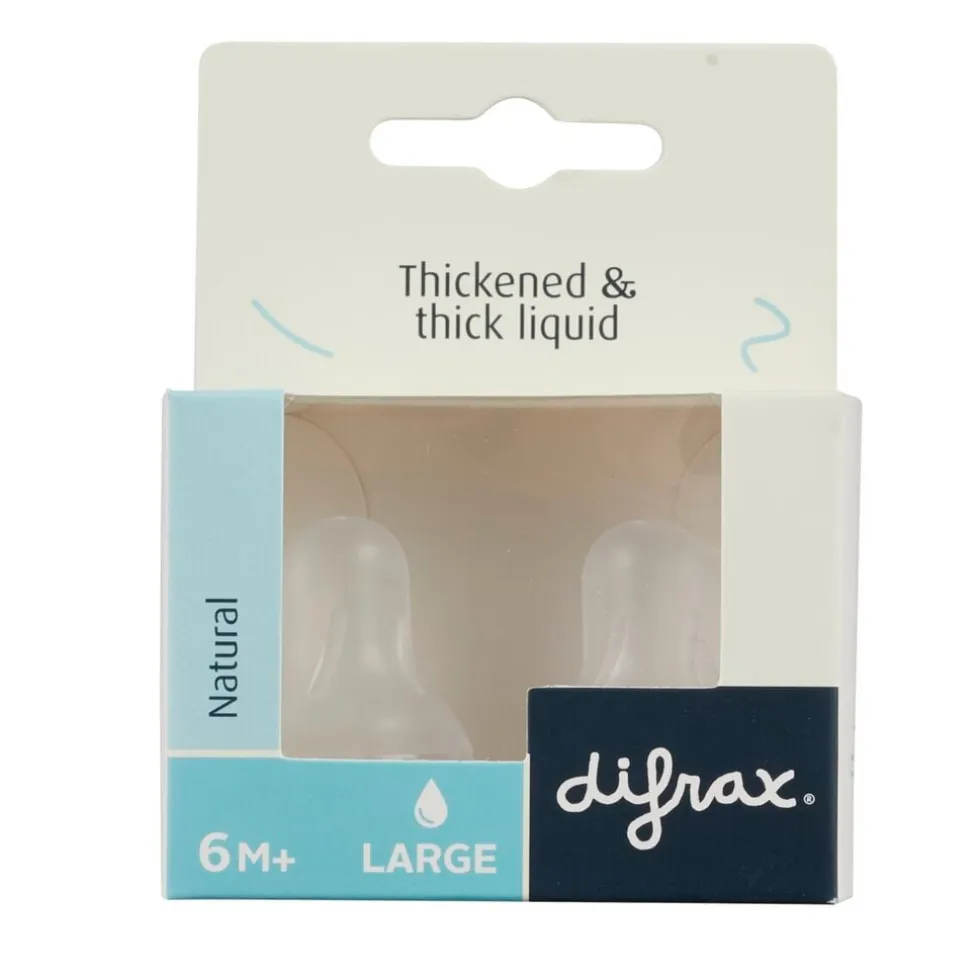 Difrax Natural 6+M Large Flessenspenen