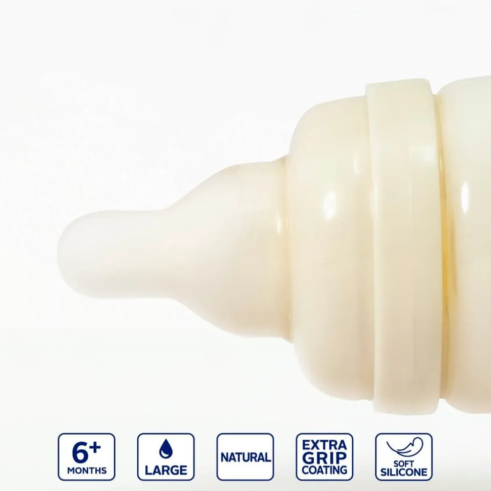 Difrax Natural 6+M Large Flessenspenen