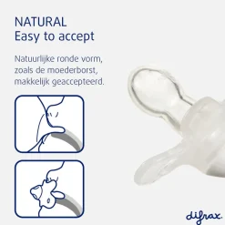 Difrax Pure Natural 0-6 maanden Fopspeen