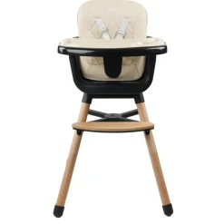 Ding Daily Beige Houten Kinderstoel