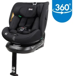 Ding Kai Black 40-150cm 360° i-Size Autostoel