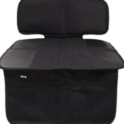 Ding Zwart Waterproof Autostoelbeschermer met Opbergvakjes