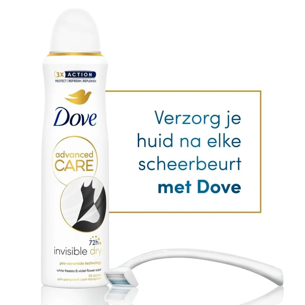 Dove Advanced Care Invisible Dry Antitranspirant Deodorant Spray