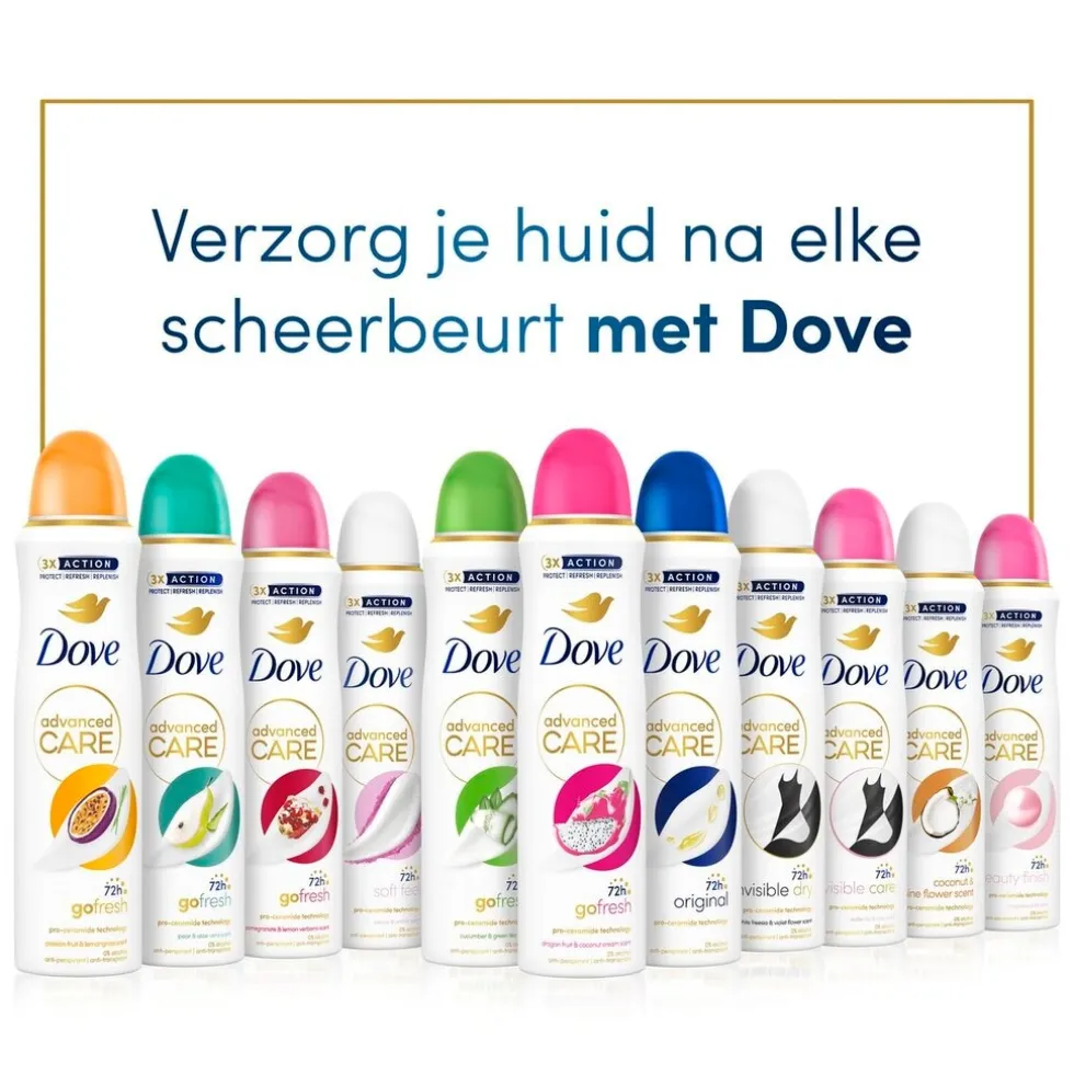 Dove Advanced Care Invisible Dry Antitranspirant Deodorant Spray