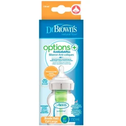 Dr. Brown's Options+ 1+M Antikoliekfles met Brede Hals